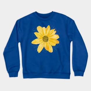 Yellow flower Crewneck Sweatshirt